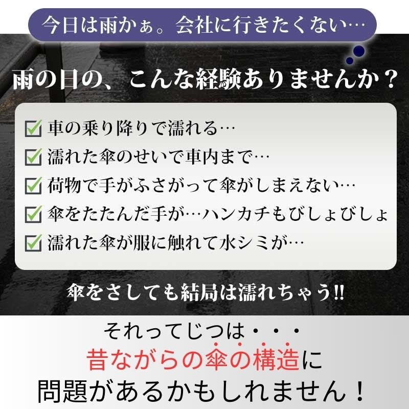 【50%OFF】逆折りたたみ傘「NURASAN」 - NIGオンラインストア