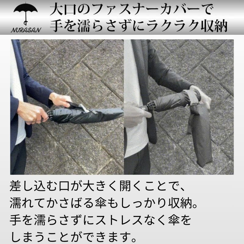 【50%OFF】逆折りたたみ傘「NURASAN」 - NIGオンラインストア