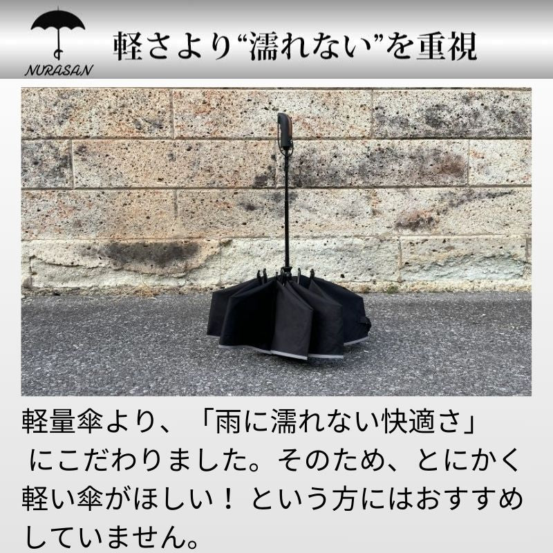 【50%OFF】逆折りたたみ傘「NURASAN」 - NIGオンラインストア