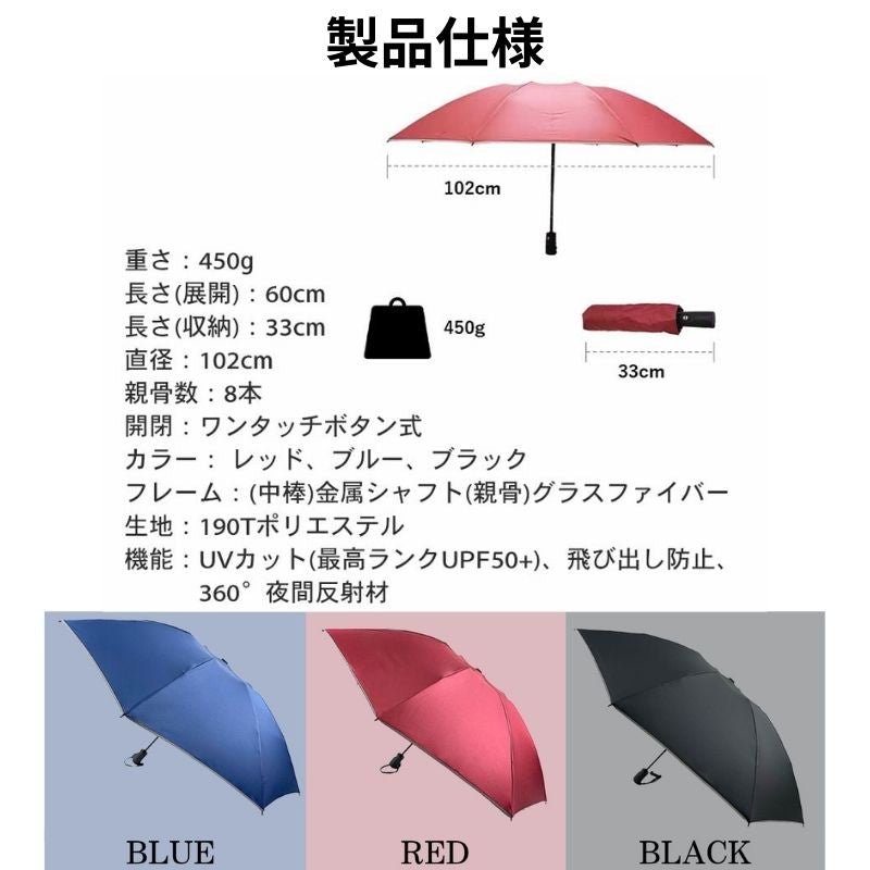 【50%OFF】晴雨兼用の逆折りたたみ傘「NURASAN - J」 - NIGオンラインストア