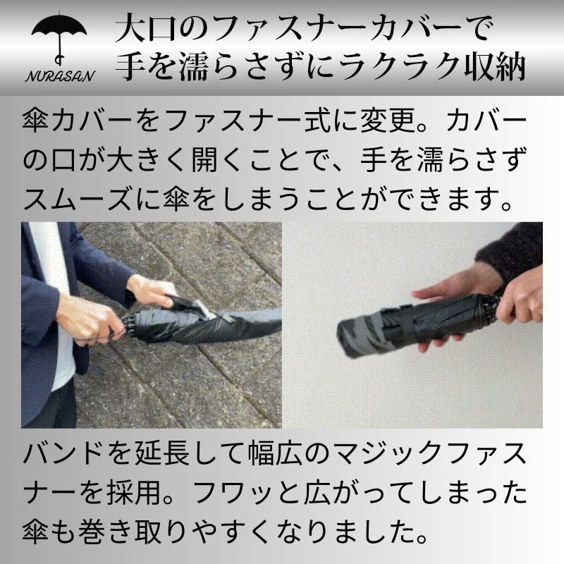 超広ワイドな強風対応の逆折りたたみ傘【NURASAN - 27W】..公式ストア限定特価 - NIGオンラインストア