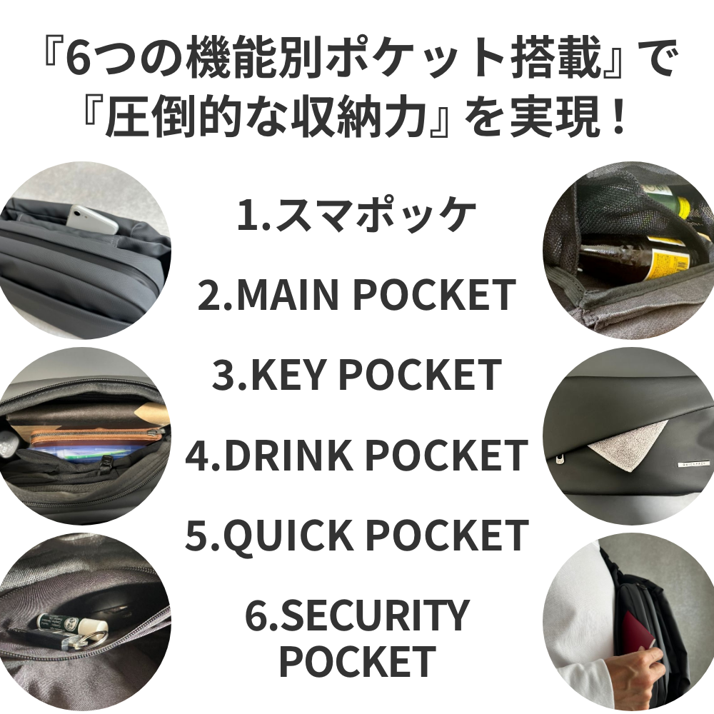 防水アクティブボディバッグ「QUICK PACK TRASPO 9」