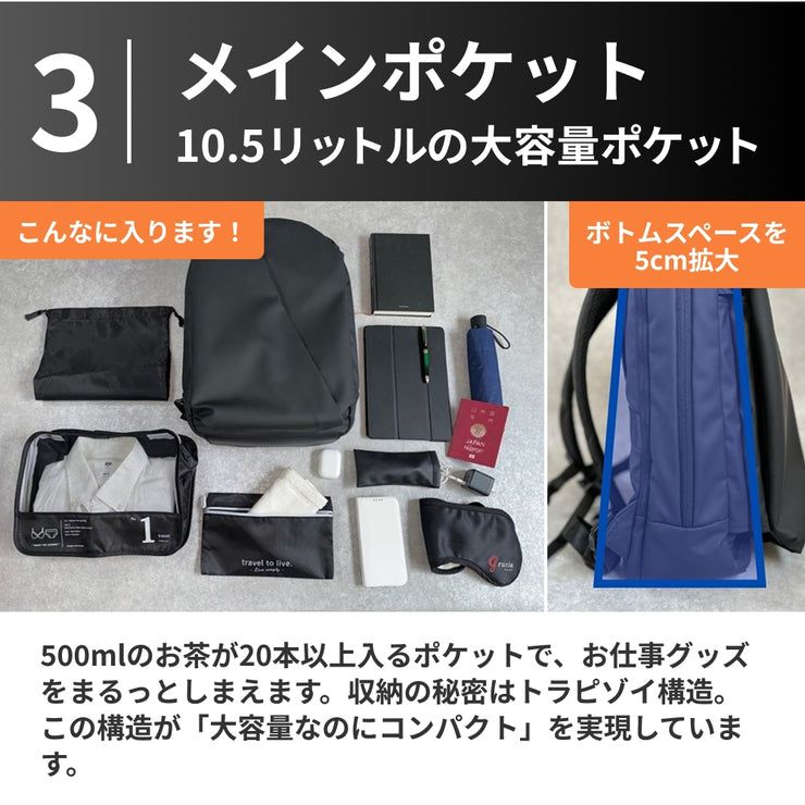 快適通勤リュック「QUICK PACK officer」