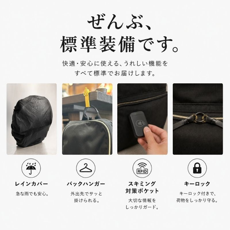 【NEW】快適トラベラーズリュック「QUICK PACK traveler」