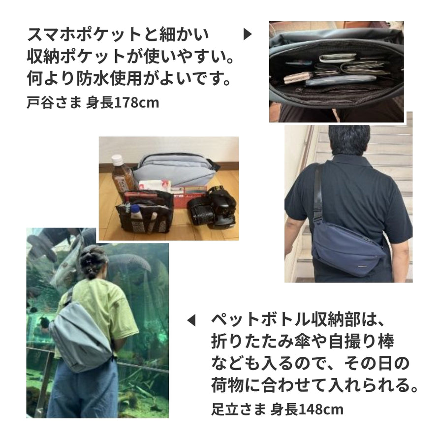 防水アクティブボディバッグ「QUICK PACK TRASPO 9」