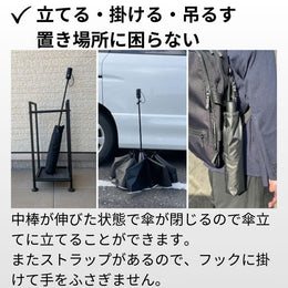 【50%OFF】雨x暑さx強風に対応した逆折りたたみ傘「NURASAN - JW」 - NIGオンラインストア