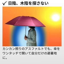 【50%OFF】雨x暑さx強風に対応した逆折りたたみ傘「NURASAN - JW」 - NIGオンラインストア