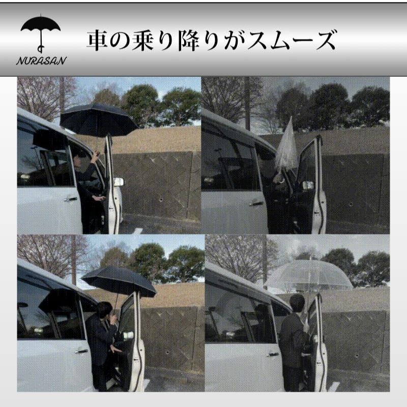 強風対応の逆折りたたみ傘「NURASAN-W」