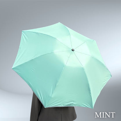 雨でも汗でも濡らさない。晴雨兼用の逆折りたたみ傘「NURASAN-J23」