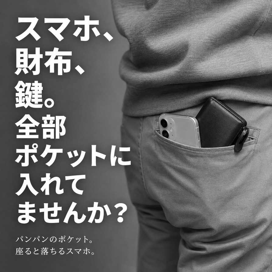 まるでポケットのようなバッグ「QUICK PACK pockepa」