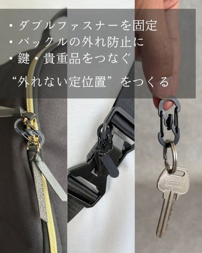 旅先で荷物を守る、小さな安心「ファスナーロック」for QUICK PACK - NIGオンラインストア
