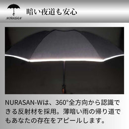 超広ワイドな強風対応の逆折りたたみ傘【NURASAN - 27W】..公式ストア限定特価 - NIGオンラインストア