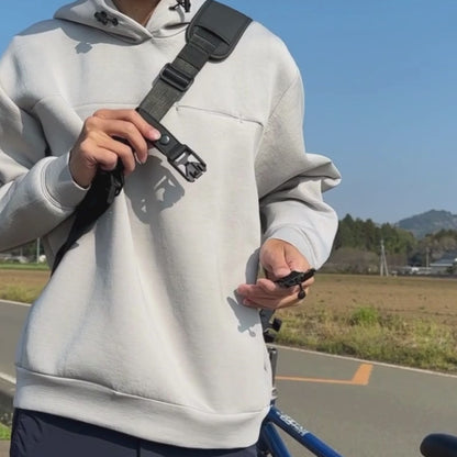 バッグがズレ落ちない「クロスベルト」(QUICK PACK専用)