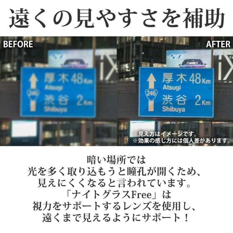 運転中の視界くっきり。夜専用のナイトグラス - オーバーグラスタイプ - NIGオンラインストア