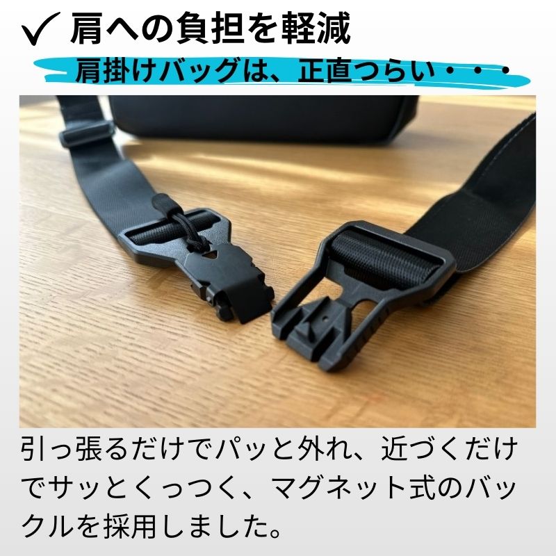 ミニマルに働く人のためのワーカーズボディバッグ【QUICK PACK 13】特別価格. - NIGオンラインストア