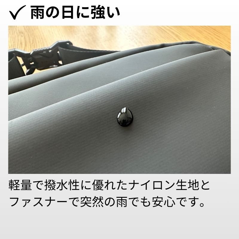 【限定特典付き】ミニマルに働く人のためのワーカーズボディバッグ「QUICK PACK 13」 - NIGオンラインストア