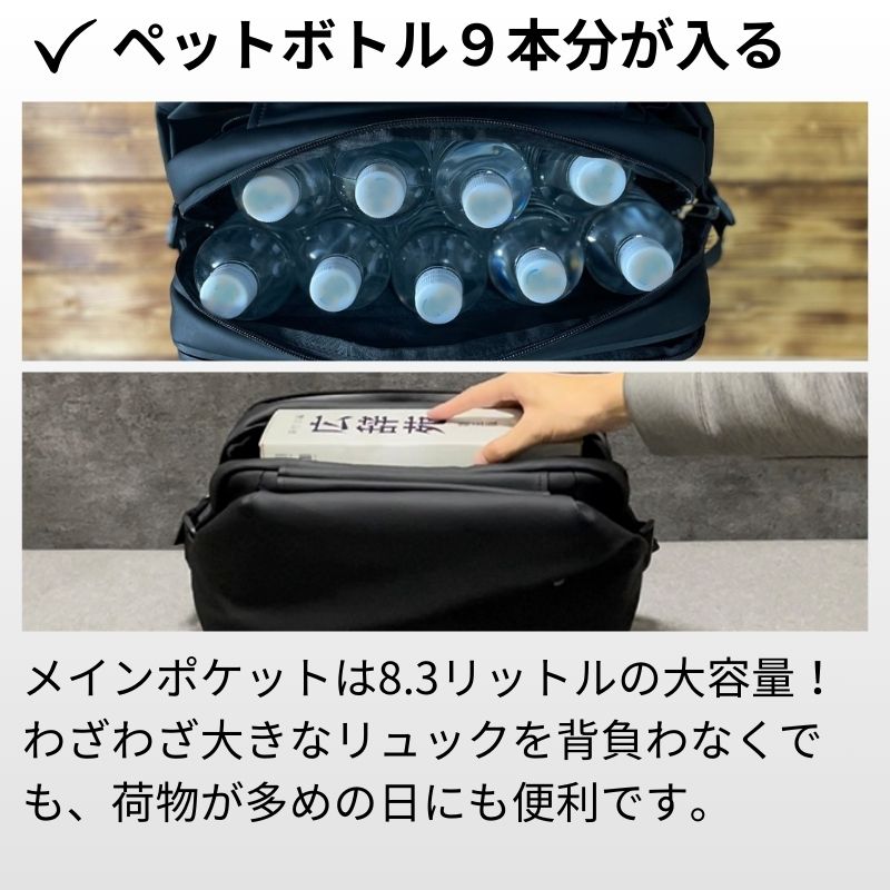 ミニマルに働く人のためのワーカーズボディバッグ【QUICK PACK 13】特別価格. - NIGオンラインストア