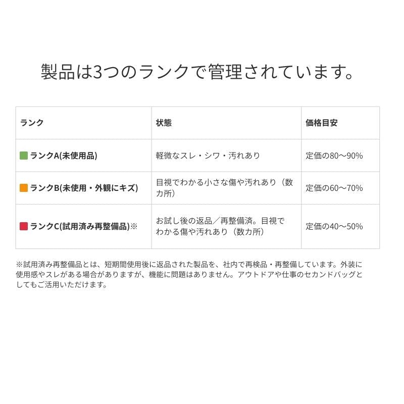 【リユース品】快適ミニマルバッグ「QUICK PACK 9」 - NIGオンラインストア