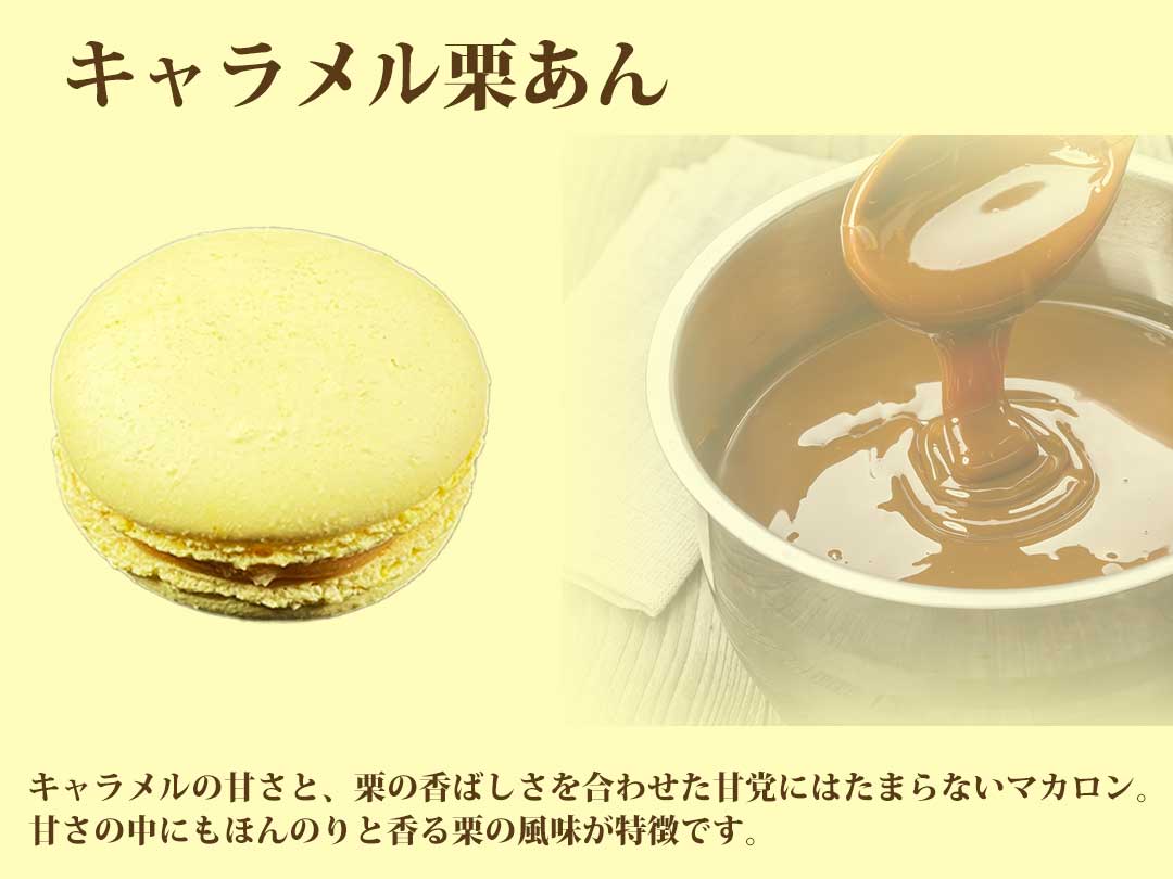 こだわり熟成濃厚栗をたっぷり使った至福のマカロン