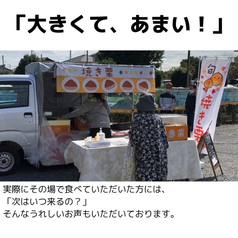 ○○日寝かせて高圧で蒸し焼きにした、こだわりの熟成濃厚焼き栗 - NIGオンラインストア
